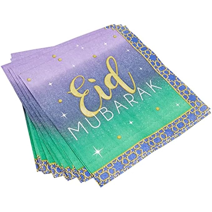 501962 EID 2-PLY BEVERAGE NAPKINS 25CM-16 PCS, PAPER, MULTICOLOURED - Image 2